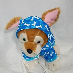 Build A Bear Promise Pets Puppy Dog 12" Plush w/ Brown/Green Eyes W/ Onesie 2022